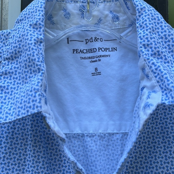 Pd&c Peached Poplin tailored garment classic fit - Picture 2 of 7